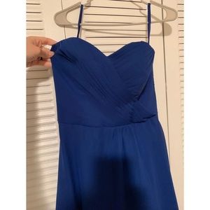 Strapless Hi-Low Gown